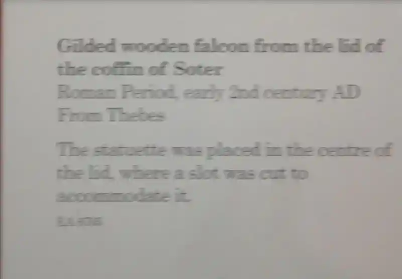 Ankh and Djed on a wooden lid